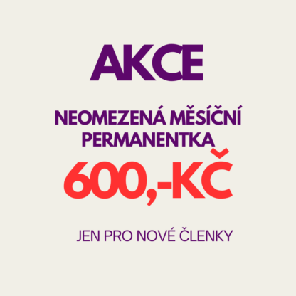 AKCE - měsíční neomezená permanantka